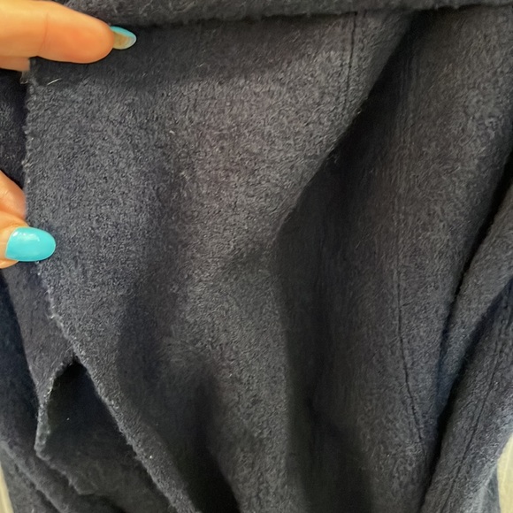 Guinevere x Anthro LS Cardigan SWEATER Wrap WITH BELT Navy Blue Size Small - Picture 10 of 11